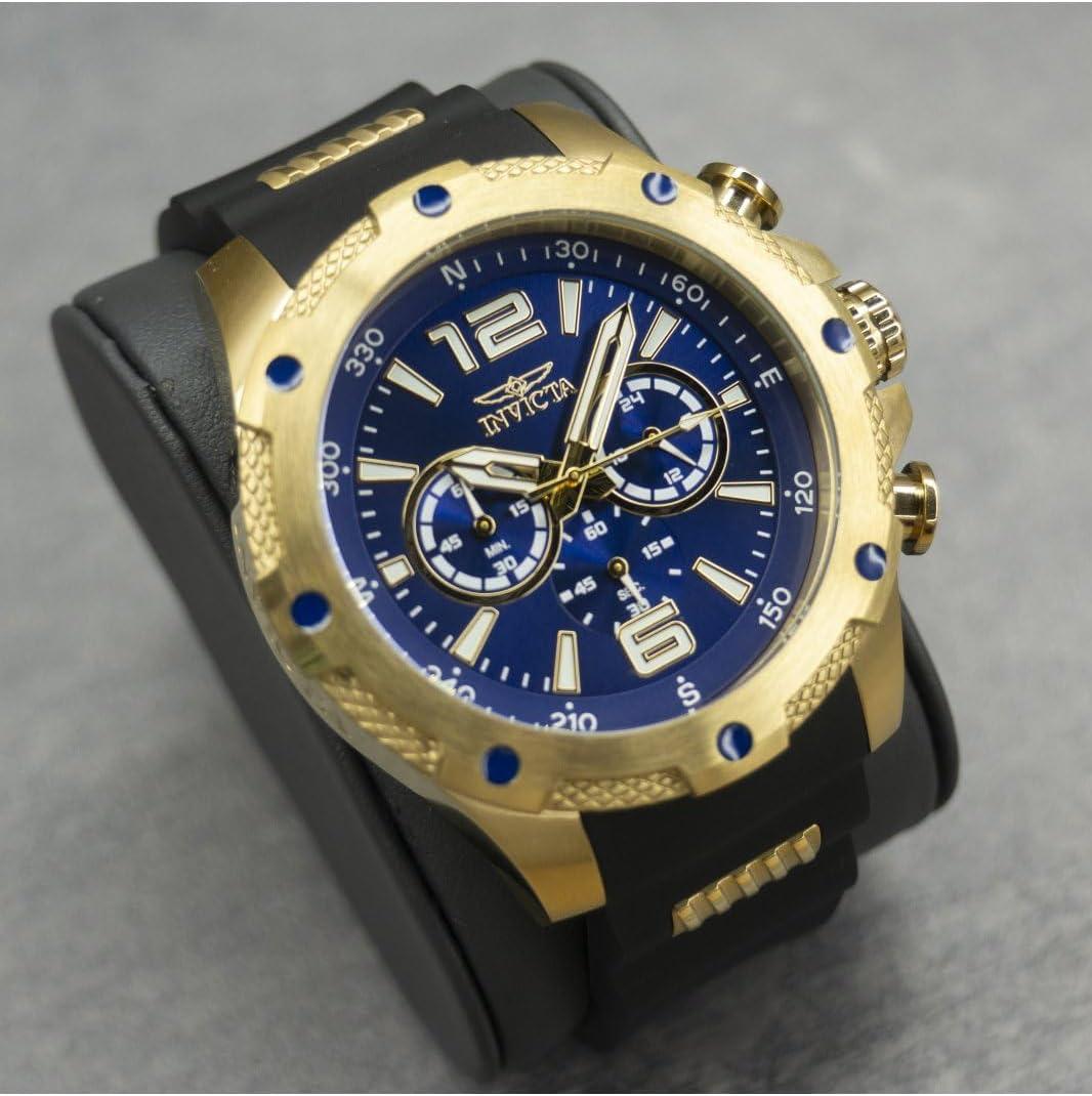 image:imageInvicta IForce Stainless Steel Mens Quartz Watch 50mmBlue