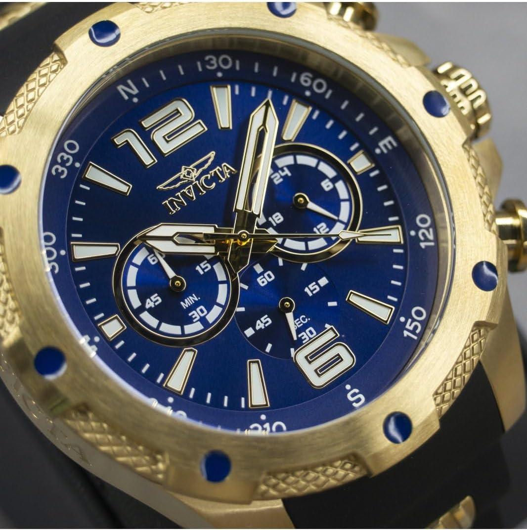 image:imageInvicta IForce Stainless Steel Mens Quartz Watch 50mmBlue