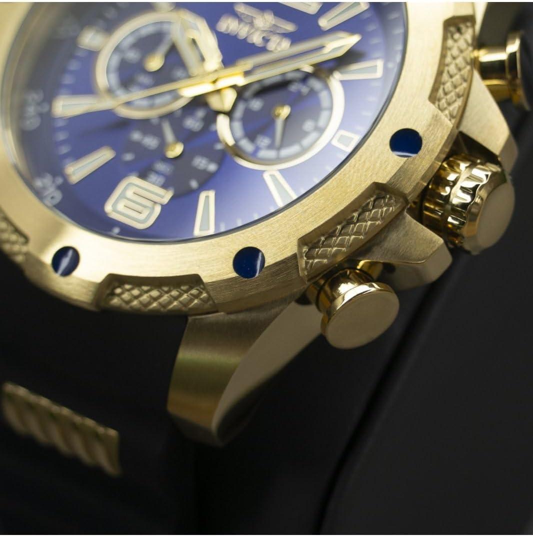 image:imageInvicta IForce Stainless Steel Mens Quartz Watch 50mmBlue
