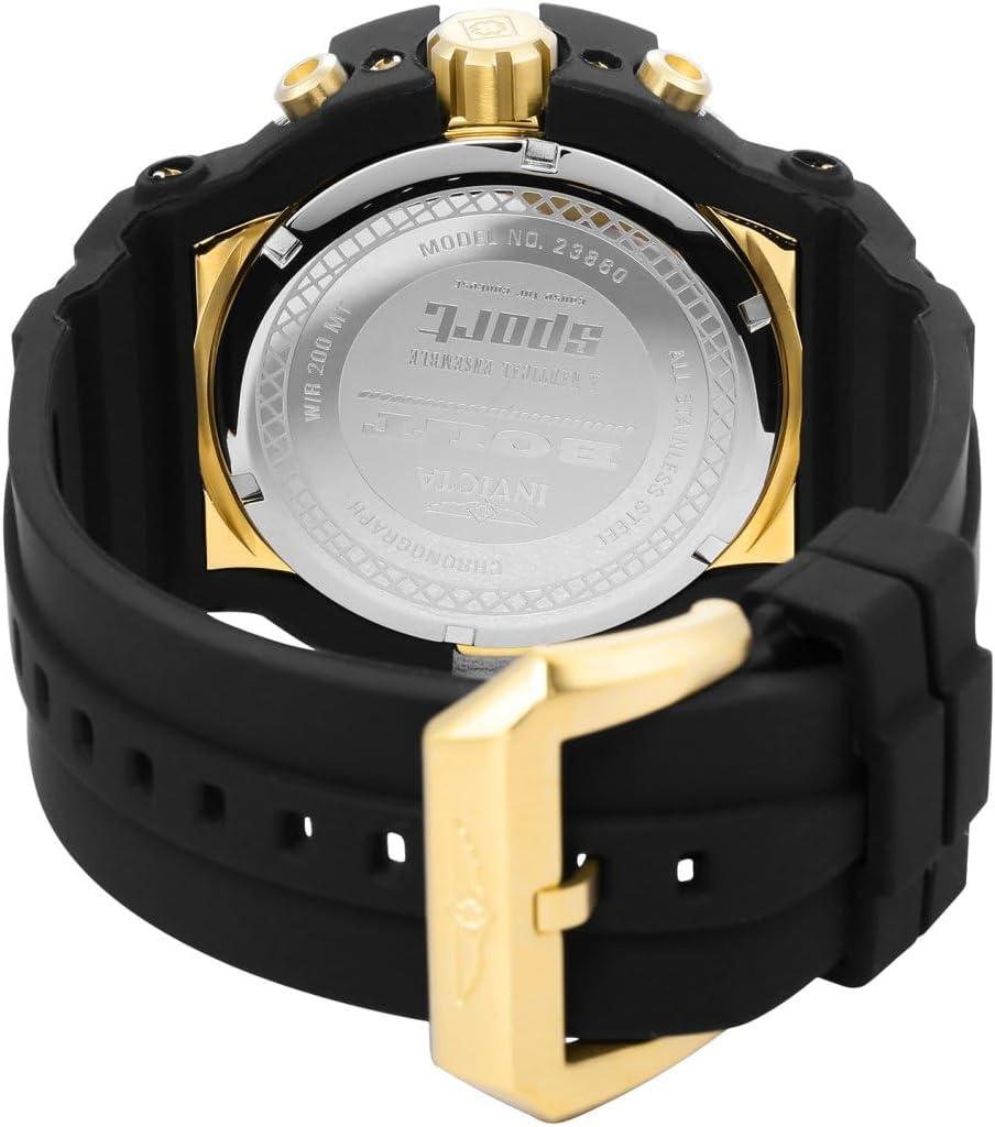 image:imageInvicta Mens 23855 Bolt Analog Display Quartz Black Watch23860