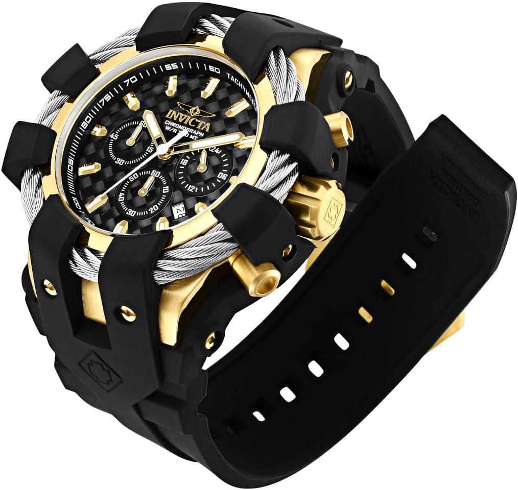 image:imageInvicta Mens 23855 Bolt Analog Display Quartz Black Watch23860