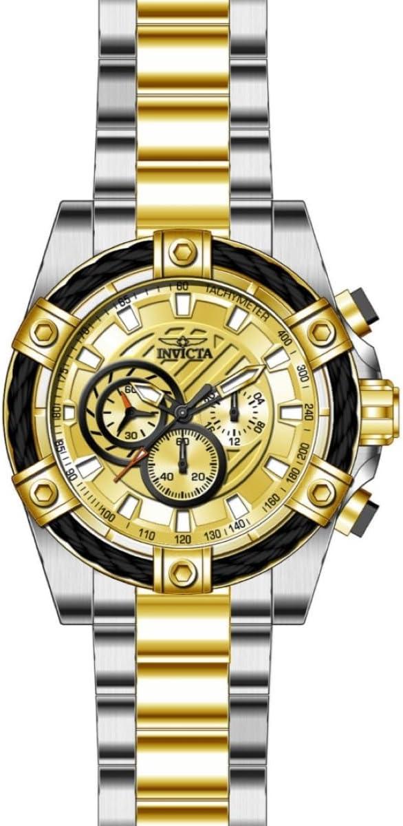 image:imageInvicta Mens 25518 Bolt Analog Display Quartz Two Tone Watch