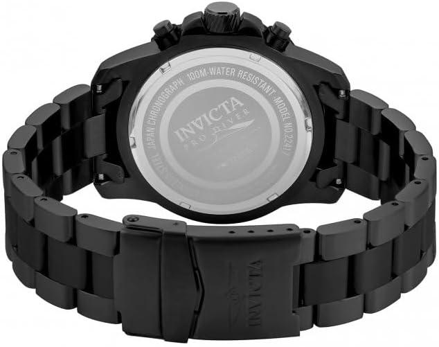 image:imageInvicta Mens Pro Diver Quartz Multifunction Silver Dial WatchBlack