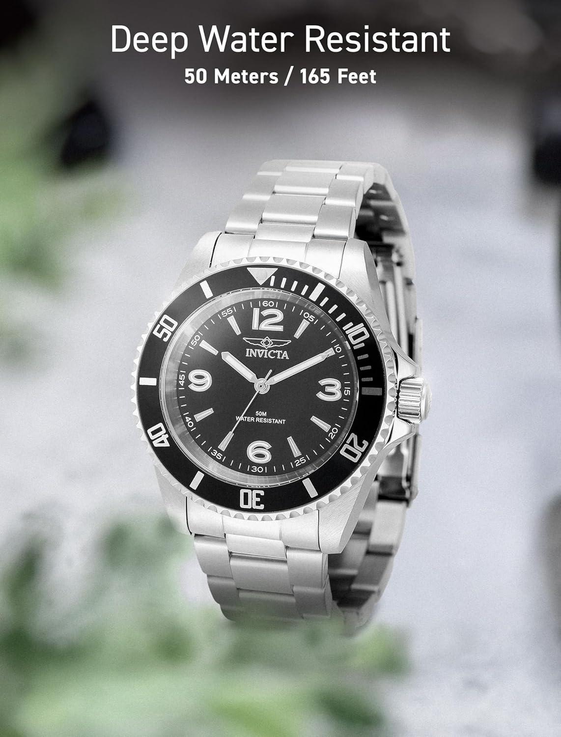 image:imageInvicta Mens Watch Stainless Steel 40mmBlack