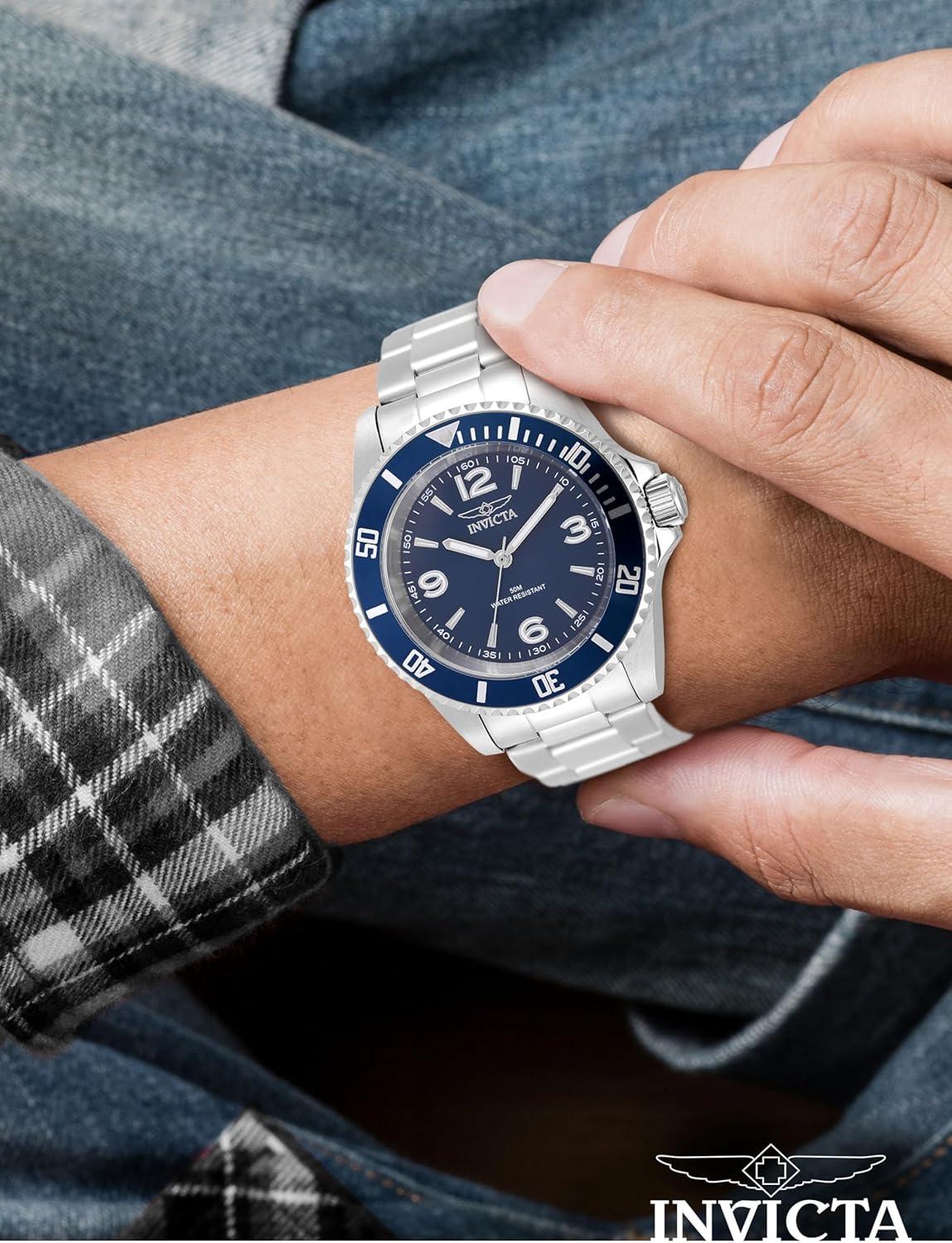 image:imageInvicta Mens Watch Stainless Steel 40mmBlue