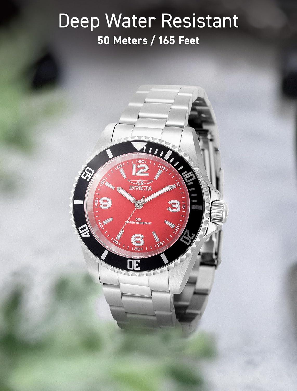 image:imageInvicta Mens Watch Stainless Steel 40mmRed