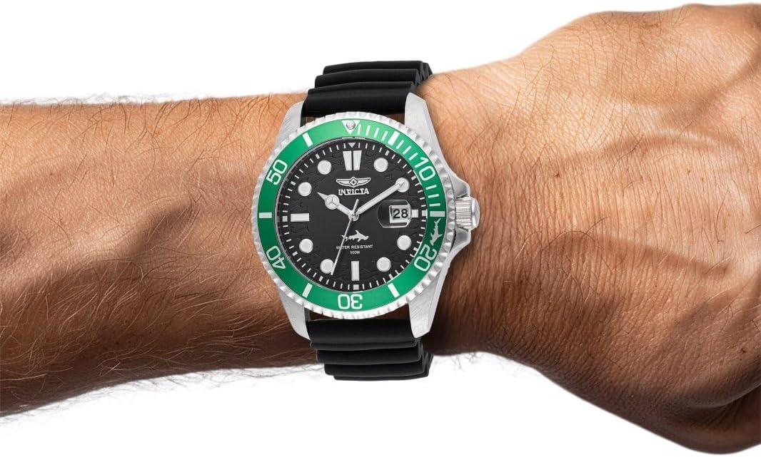 image:imageInvicta Pro Diver Men 43mm Stainless Steel Steel Black dial47166