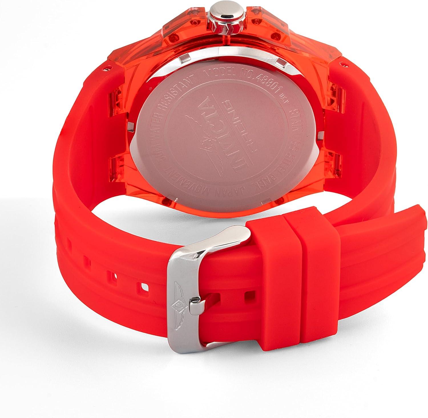 image:imageInvicta Racing Men 46mm Plastic Red Red dial VH67 Quartz