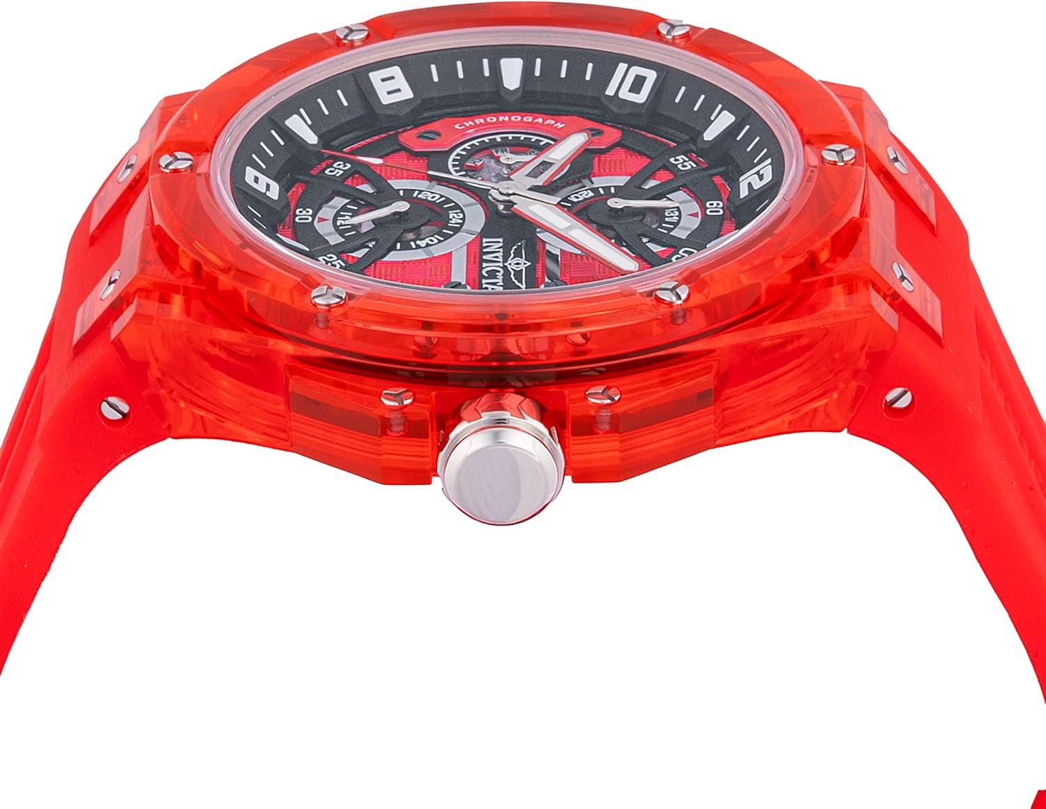 image:imageInvicta Racing Men 46mm Plastic Red Red dial VH67 Quartz