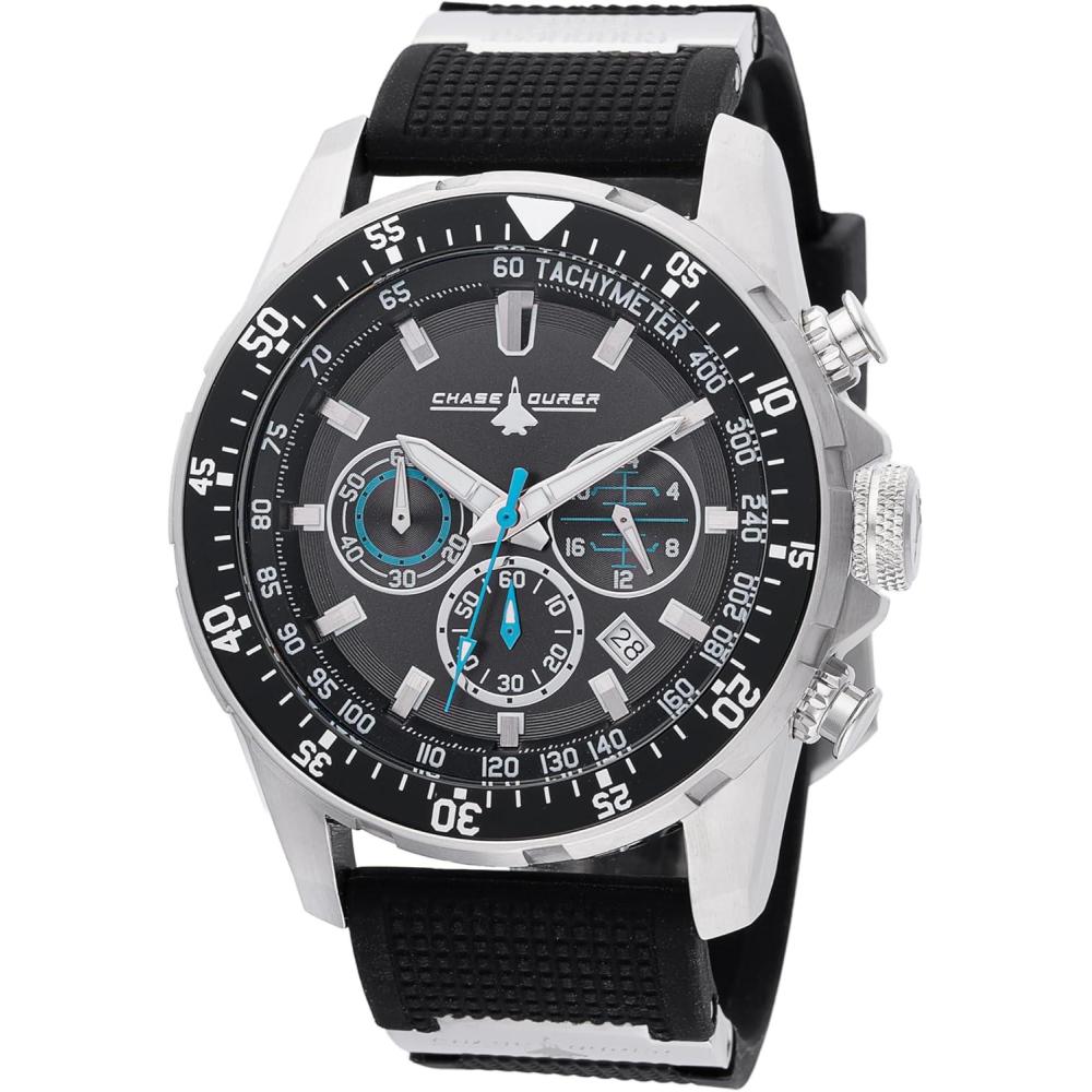 image:imageInvicta Chase Durer Conquest Elite Men 4600mm Stainless Steel Aluminum Black Steel Black dial VD53 Quartz