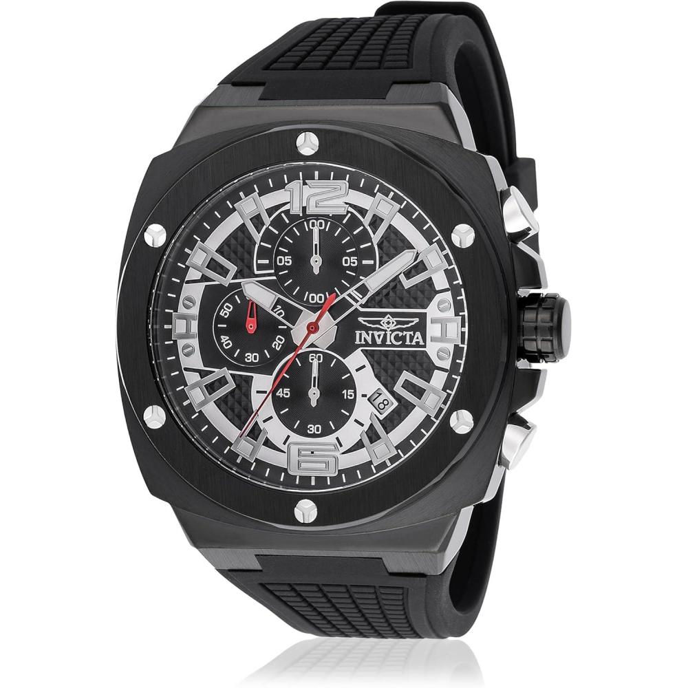 image:imageInvicta Invicta Racing Men 47mm Stainless Steel Black Steel Black dial VD57 Quartz