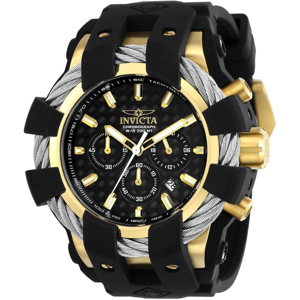 image:imageInvicta Mens 23855 Bolt Analog Display Quartz Black Watch23860