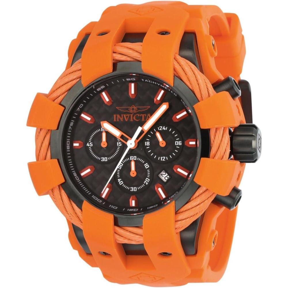 image:imageInvicta Mens 23855 Bolt Analog Display Quartz Black Watch23872