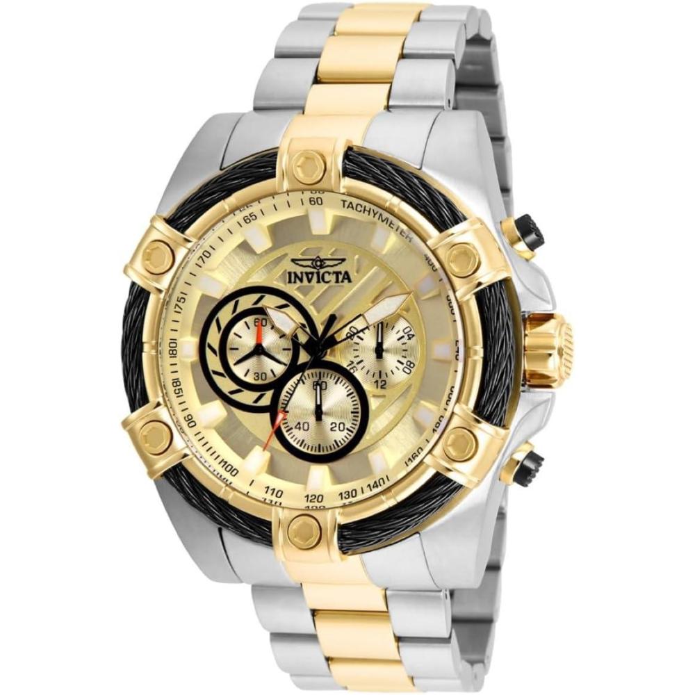 image:imageInvicta Mens 25518 Bolt Analog Display Quartz Two Tone Watch