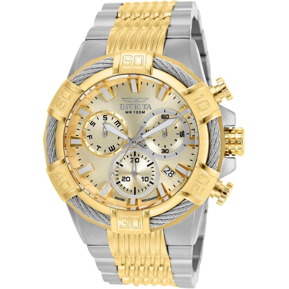 image:imageInvicta Mens Bolt Quartz Watch with TwoToneStainlessSteel Strap 1625864