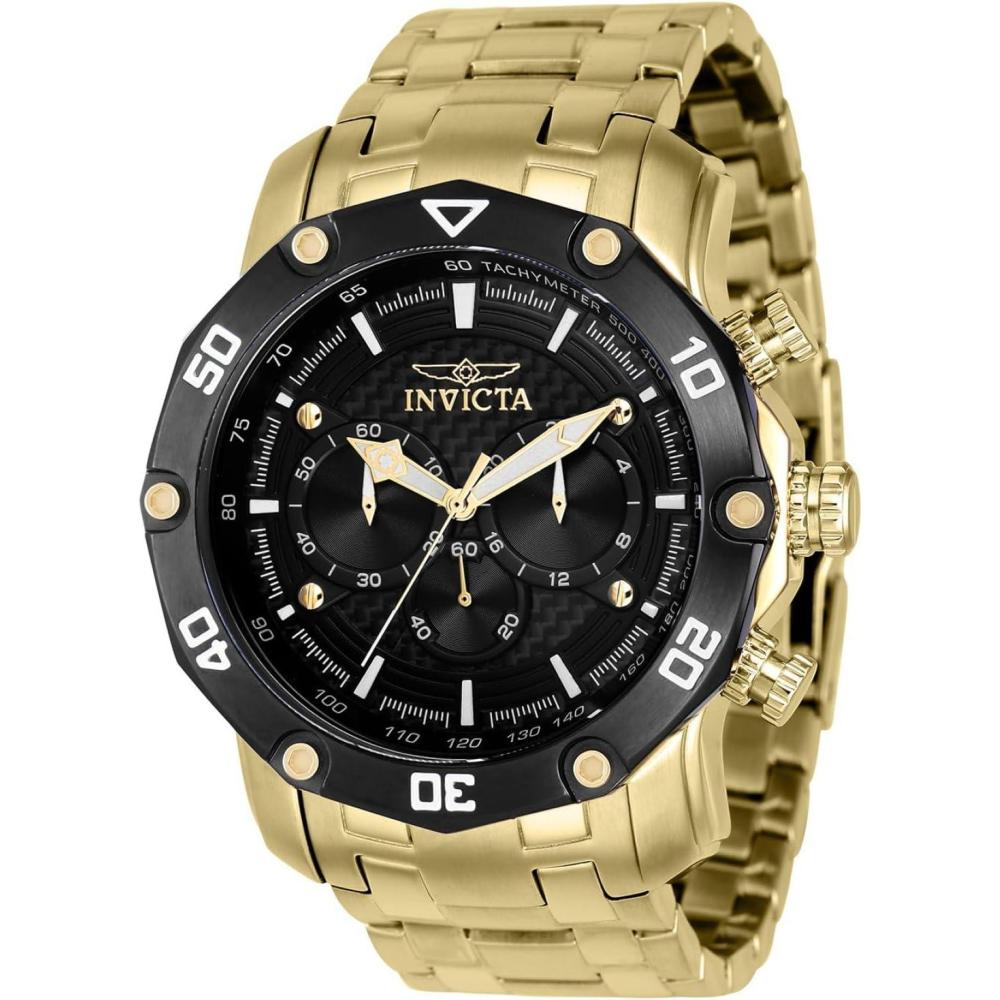 image:imageInvicta Mens Pro Diver 50mm Stainless Steel Quartz Watch Gold Model 37725
