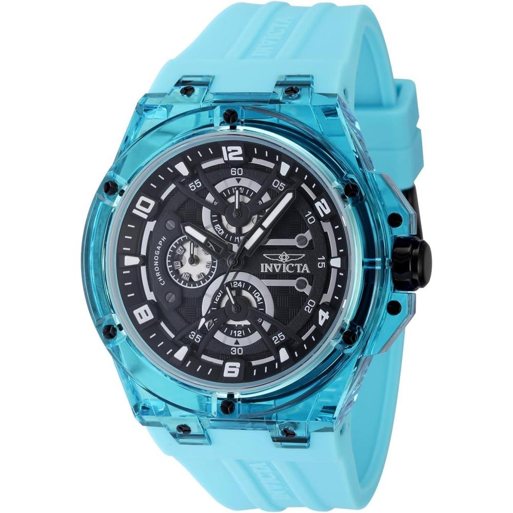 image:imageInvicta Racing Men 46mm Plastic Blue Black dial VH67 Quartz