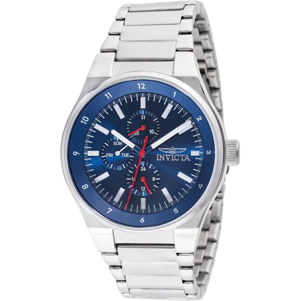 image:imageInvicta Racing Stainless Steel Mens Quartz Watch  44mmSilver