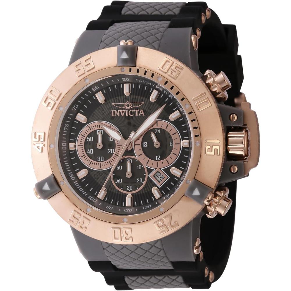 image:imageInvicta Subaqua Noma III Stainless Steel Mens Quartz Watch 50mmGold