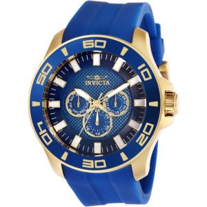 Invicta Mens Pro Diver Quartz Watch, Blue, 28002