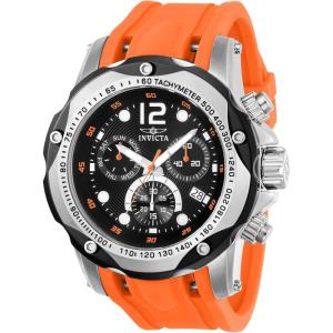 Invicta Men’s Speedway 51mm Silicone Quartz Watch(Stainless Steel)