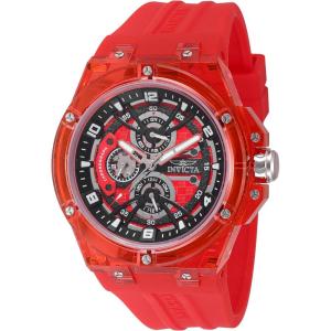 Invicta Racing Men 46mm Plastic Red Red dial VH67 Quartz