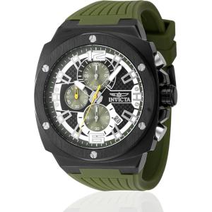 Invicta Racing Men 47mm Stainless Steel Black + Steel Black dial VD57 Quartz