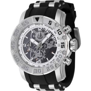 Invicta Racing Men 48mm Stainless Steel Steel Black dial VD55 Quartz