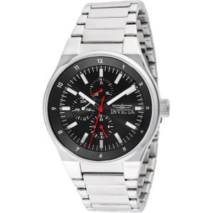 Invicta Racing Stainless Steel Men’s Quartz Watch – 44mm(Silver / Black)