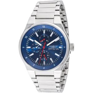 Invicta Racing Stainless Steel Men’s Quartz Watch – 44mm(Silver)