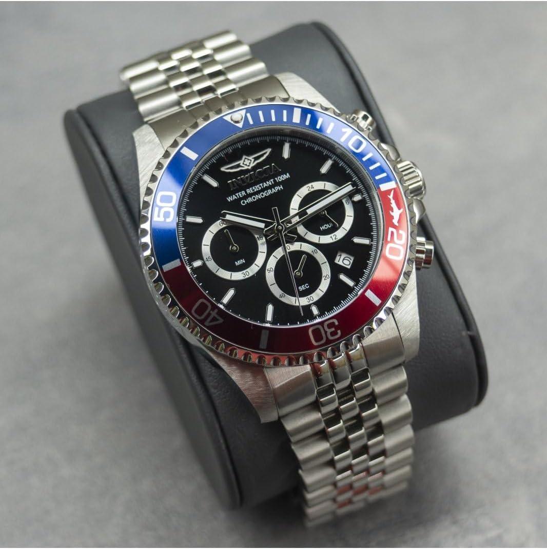 image:imageInvicta Pro Diver Men 43mm Stainless Steel Gold Steel Black dial VD53 Quartz