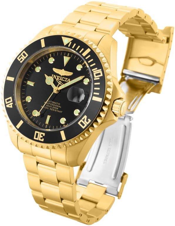 image:imageInvicta Pro Diver Stainless Steel Automatic WatchGold Model 28948