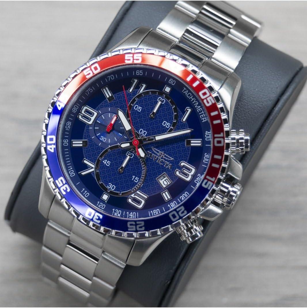 image:imageInvicta Specialty Stainless Steel Mens Quartz Watch 45mmSilver Blue