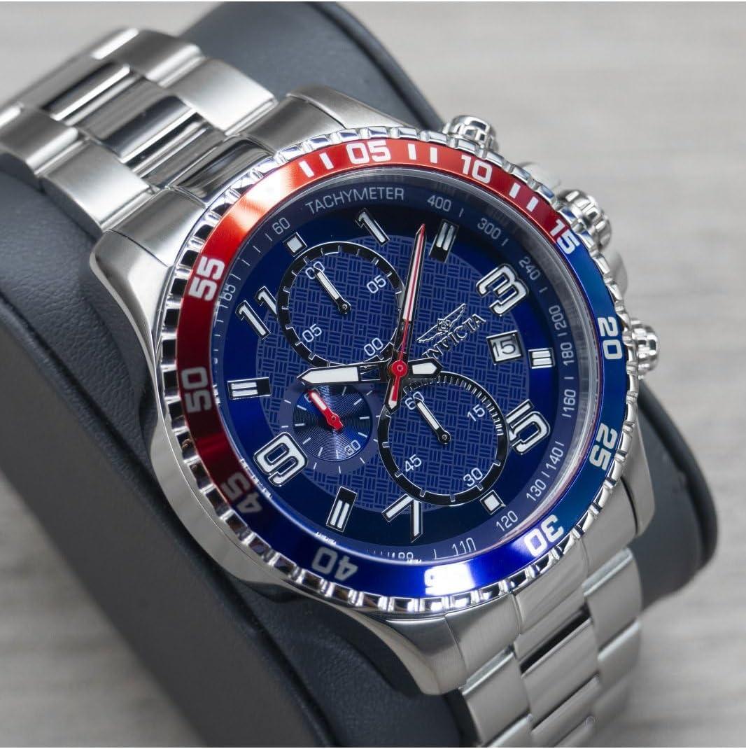 image:imageInvicta Specialty Stainless Steel Mens Quartz Watch 45mmSilver Blue
