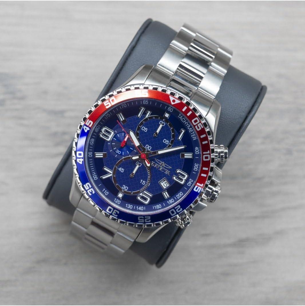 image:imageInvicta Specialty Stainless Steel Mens Quartz Watch 45mmSilver Blue