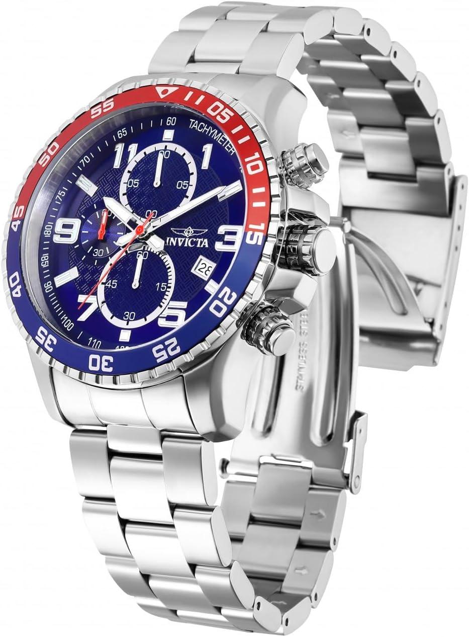 image:imageInvicta Specialty Stainless Steel Mens Quartz Watch 45mmSilver Blue