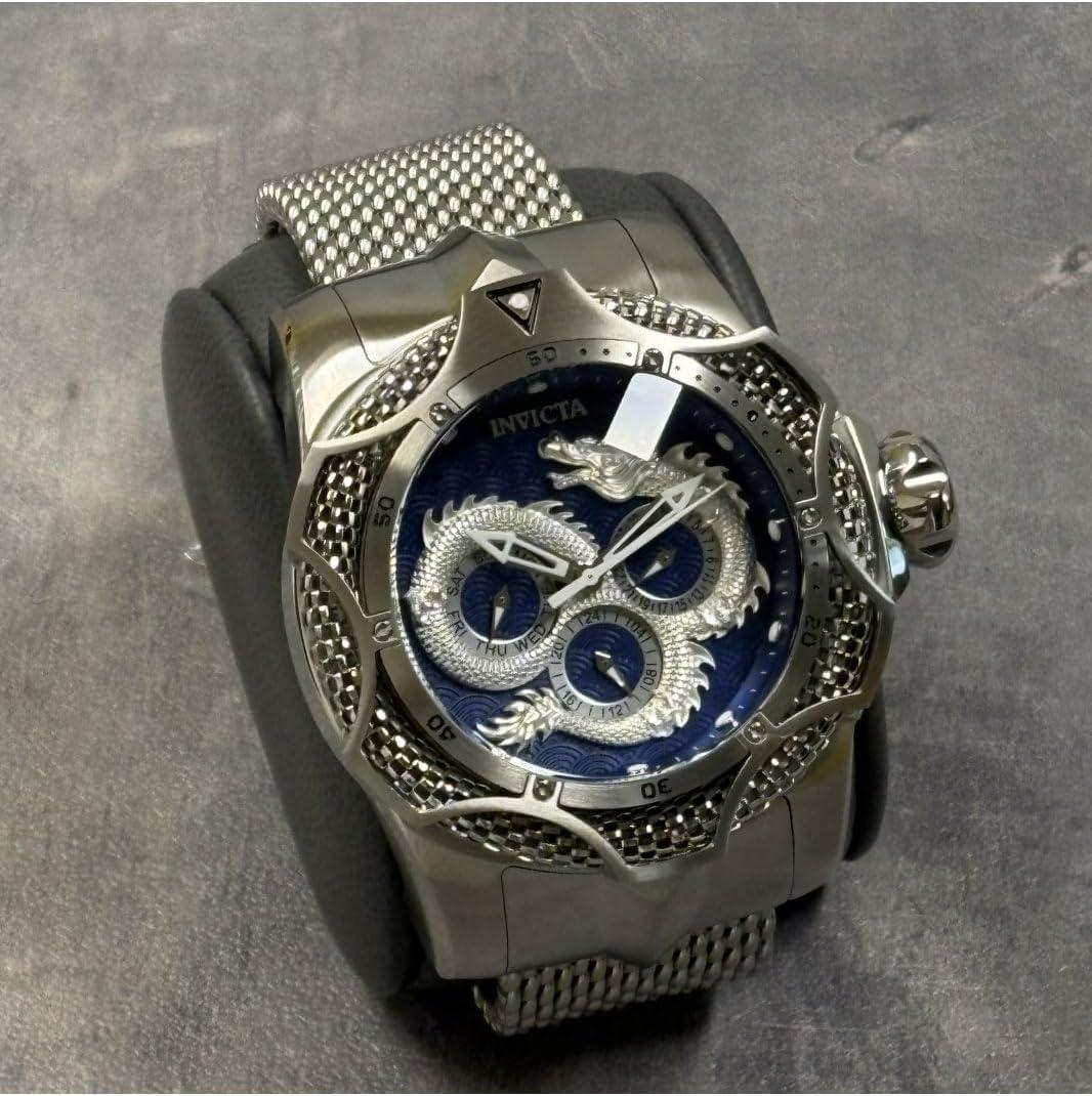 image:imageInvicta Venom Men 525mm Stainless Steel Steel BlueSilver dial VH63 Quartz