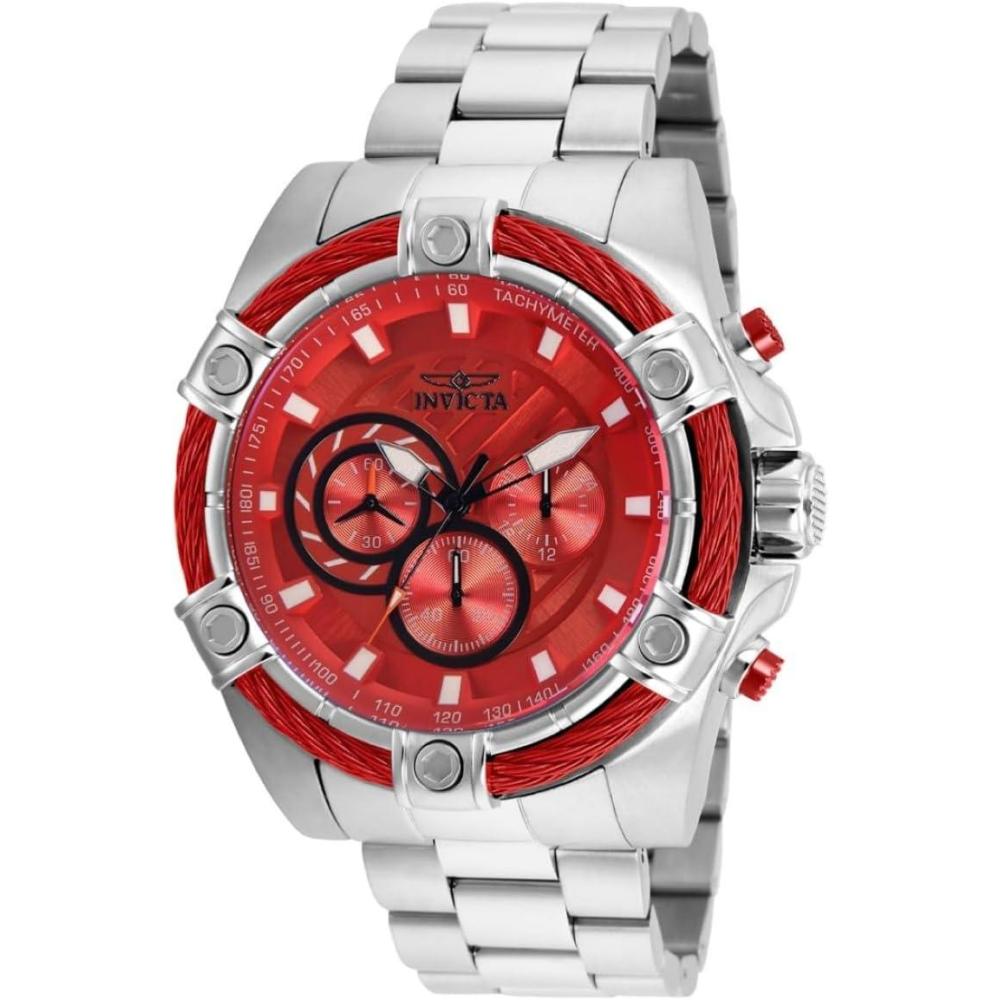 image:imageInvicta Mens 25514 Bolt Analog Display Quartz Silver Watch