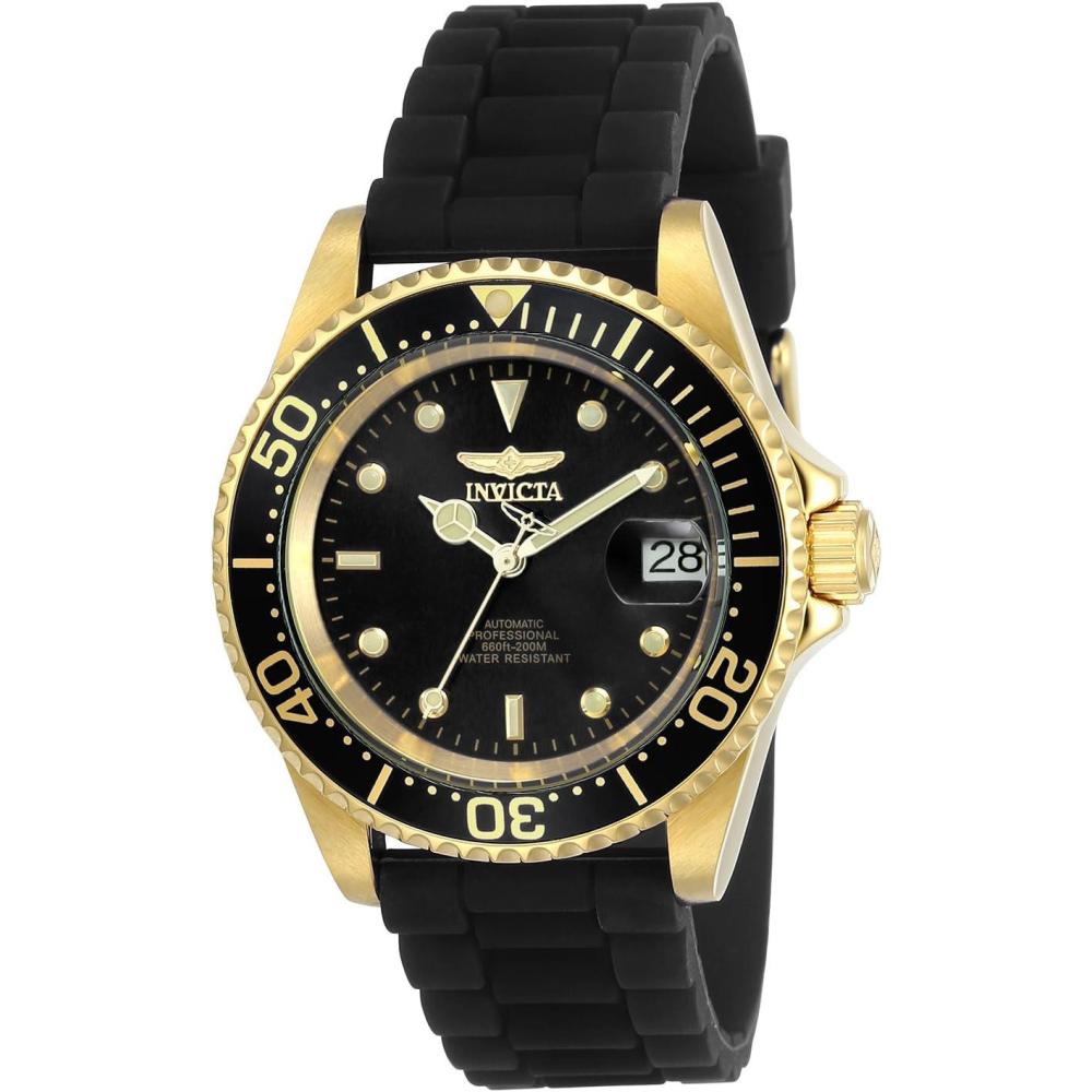 image:imageInvicta Mens Pro Diver Automatic Watch with Silicone Band Black Model 23681