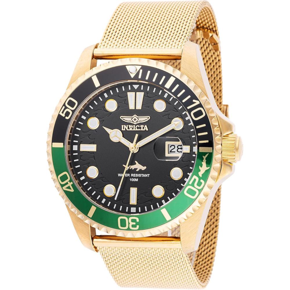 image:imageInvicta Pro Diver Edelstahl Herren Quarzuhrwerk 43mmGold