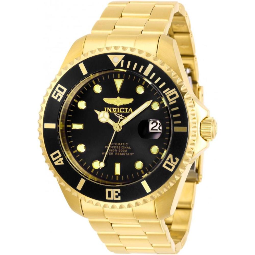 image:imageInvicta Pro Diver Stainless Steel Automatic WatchGold Model 28948