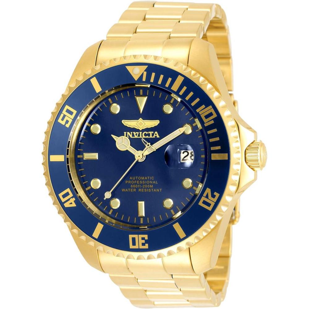 image:imageInvicta Pro Diver Stainless Steel Automatic WatchGold Model 35726
