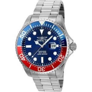 Invicta Men’s 22823 Pro Diver Analog Display Quartz Silver Watch