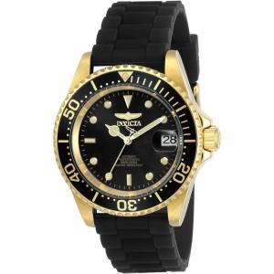 Invicta Men’s Pro Diver Automatic Watch with Silicone Band, Black (Model 23681)