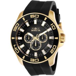 Invicta Mens Pro Diver Quartz Watch, Black, 28001