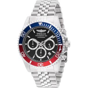 Invicta Pro Diver Men 43mm Stainless Steel Gold + Steel Black dial VD53 Quartz