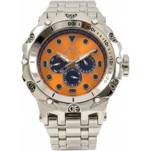 Invicta Reserve Men 51.0mm Stainless Steel Steel Blue+Orange dial VH63 Quartz