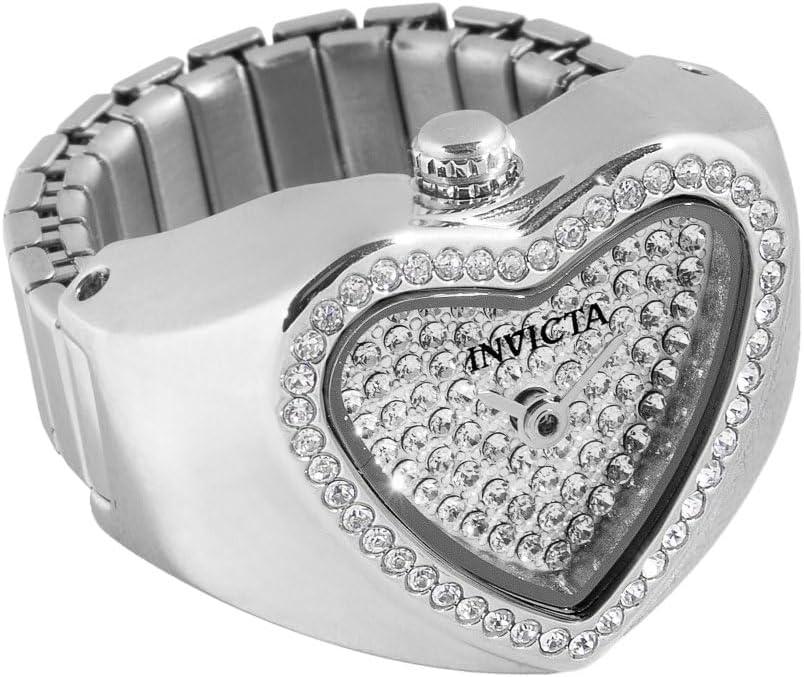 image:imageInvicta Mini Ring Watch Lady 185mm Stainless Steel Steel WhiteSilver dial VC00 Quartz