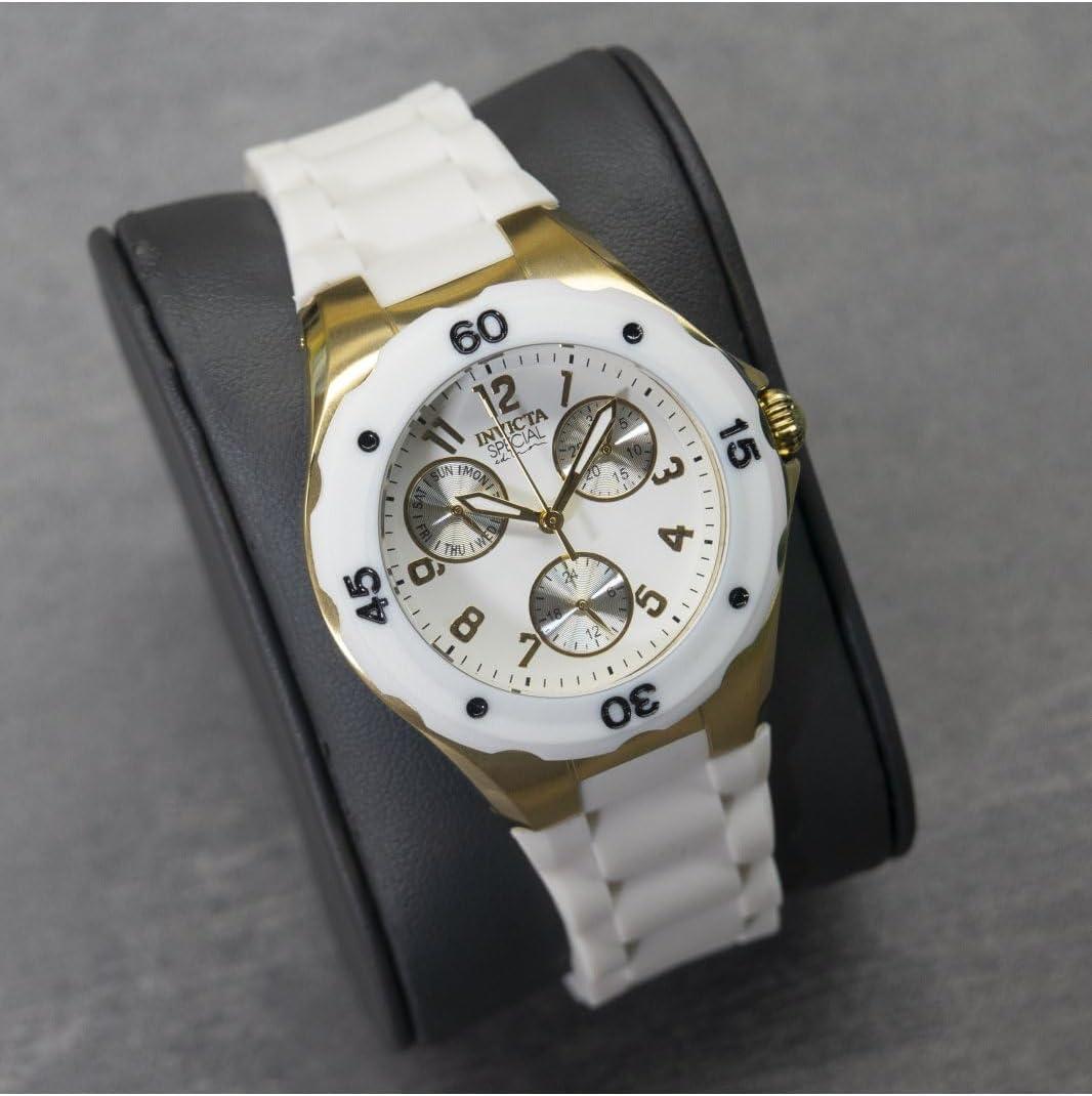 image:imageInvicta Womens 18796 Angel Analog Display Japanese Quartz White Watch18796