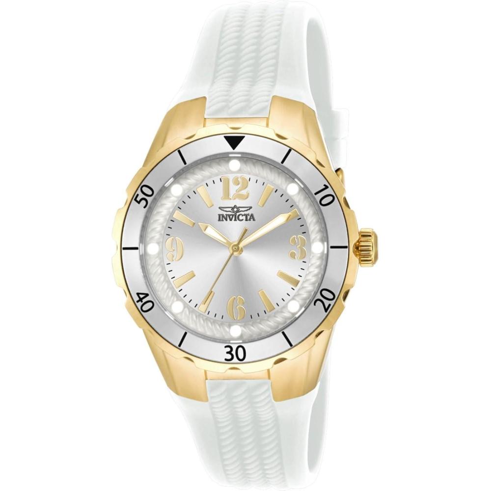 image:imageInvicta Angel White Dial White Polyurethane Ladies Watch 17484 17484